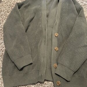 Quince Olive Knit Sweater